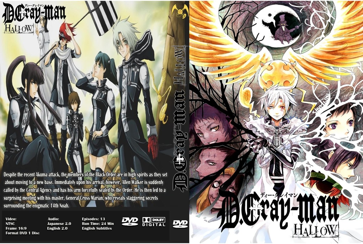 ANIME, D.GRAY-MAN 1ST + HALLOW , 11DVD, 116 EPISODES, ENG/AUDIO, 2