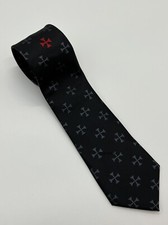 Masonic Knights Templar Tie KT Cross Neck Tie Handmade Masonic Regalia Neck Tie