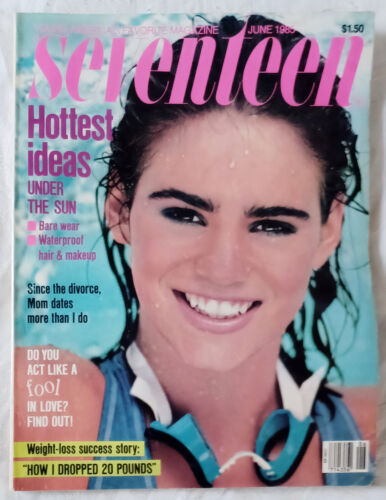 Seventeen Magazine June 1985 Jennifer Connelly, Kathy Ireland N Mint No Label Q3 - Picture 1 of 2