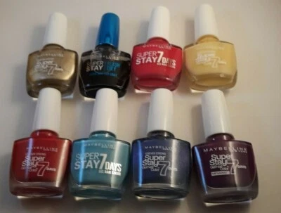 Maybelline Super Stay 7 Days Gel Nail Color 10 ml Various Shades to Choose From