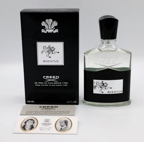 Creed Aventus 100ml  3.3 oz F001750 Authentic Sealed METAL CAP Fast Finescents