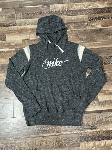 Gym Vintage Pullover Hoodie Black 