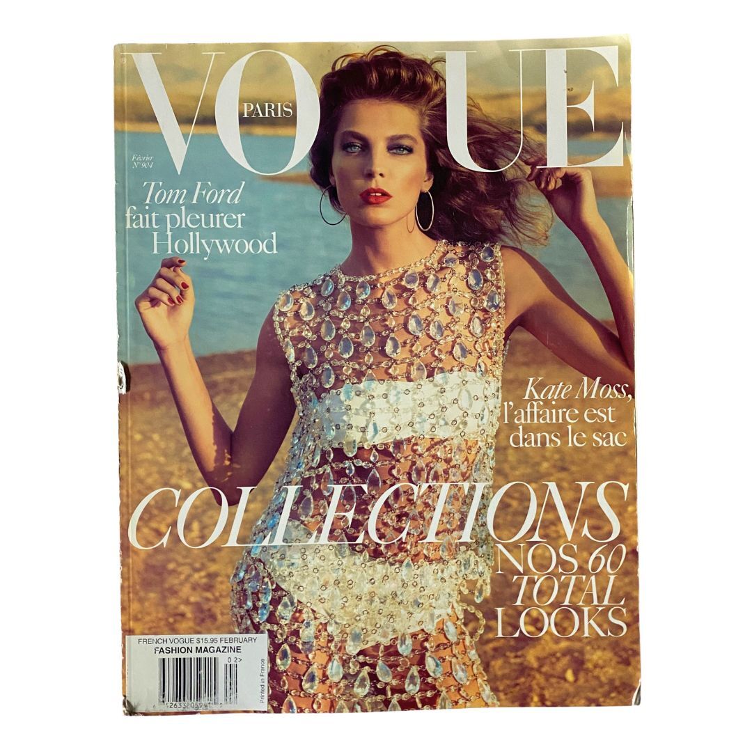 Vogue Paris Magazine February 2010 Daria Werbowy Cover, Kate