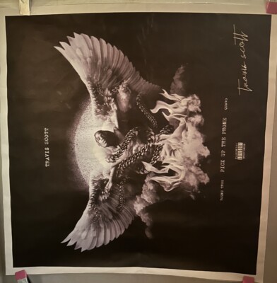 Travis Scott Pick Up The Phone Canvas Poster 16x16  UNFRAMED