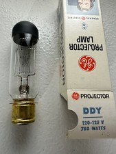 DDY projector lamp projection light bulb 120-125v 750w, NOS G.E. brand