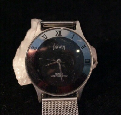 Dawn Stainless Steel back Elegante Herrenuhr Quarzuhr