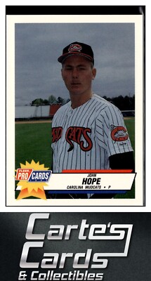 John Hope 1993 Fleer ProCards #2049  Carolina Mudcats