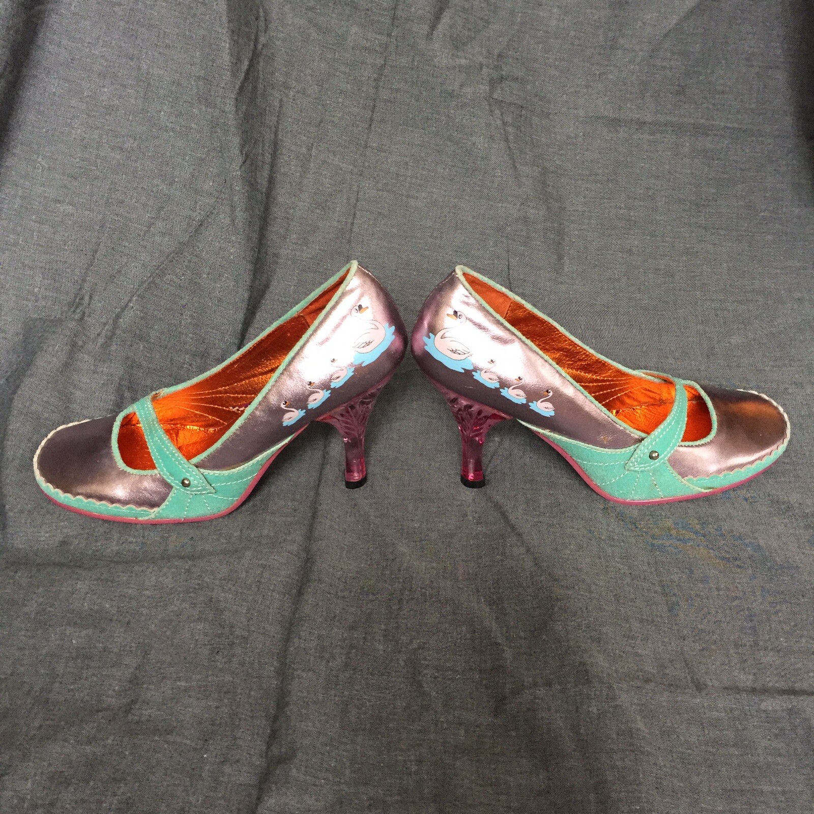 irregular choice swan shoes