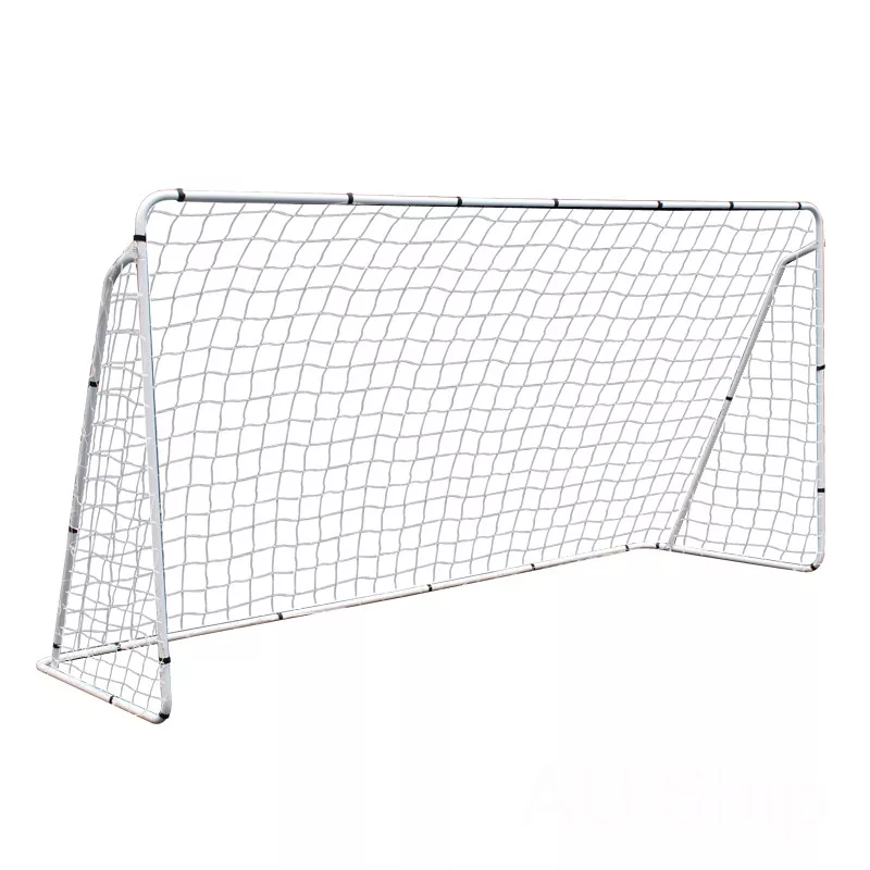 12 x 6' Premier Soccer Goal Weather-resistant Net Powder Coated Play Beach