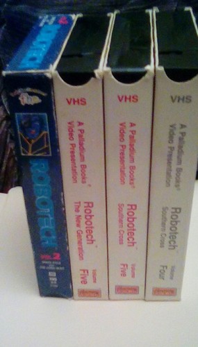 Robotech LOT Southern Cross & New Generation 1985 VHS rare 1980s Japanese anime - Picture 2 of 5