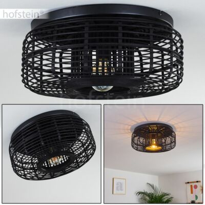 hofstein Deckenleuchte moderne Deckenlampe a. Metall/Rattan/Wiener