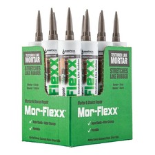 Mor-Flexx Textured Caulk, Ironstone 10.5 oz Pack of 12 