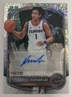 Xaivian Lee 2025-26 Bowman #CPA-XL Chrome Auto Speckle Refractor /299 KG