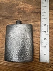 Pewter Flask Vintage can Antique tin Bottle Beer Whiskey Gin sign display keg