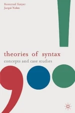 Koenraad Kuiper Jacqui Nokes Theories of Syntax (Paperback) (UK IMPORT)