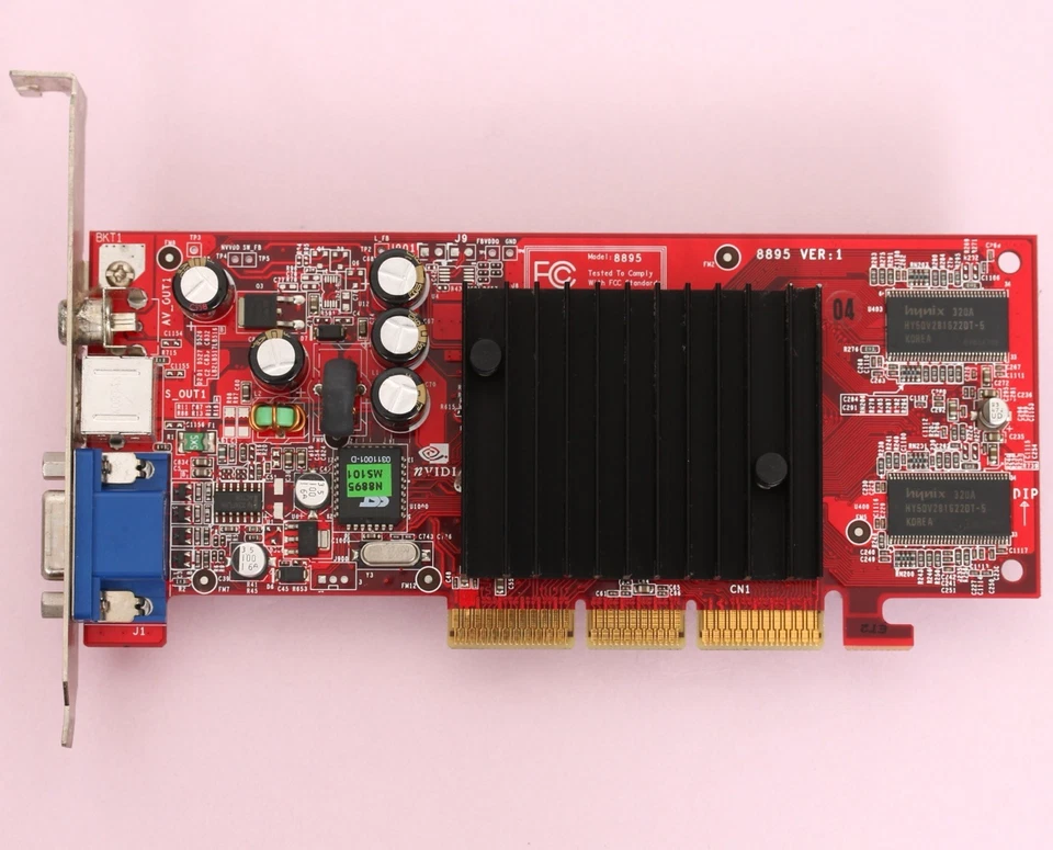 MSI NVIDIA GeForce 4 MX440 64MB DDR 8X AGP Video Card VGA/S-Video/Composite - Image 2 of 4