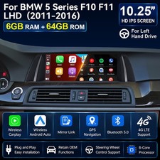 10.25inch Touch Screen Android 14 Autoradio  GPS BT CIC F�r BMW 5 Series F10 F11