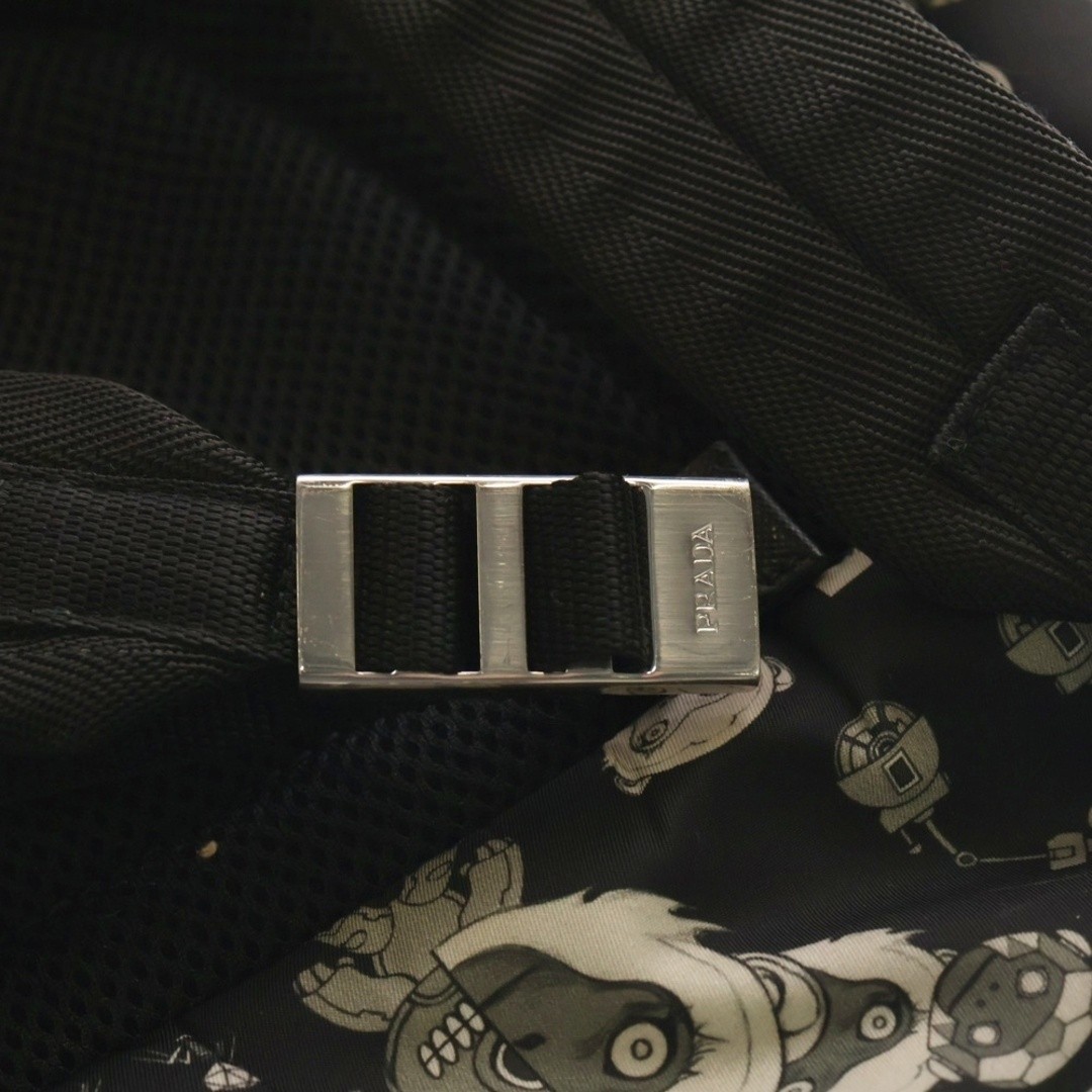 Prada Triangular Logo Plate Comic Nylon Backpack … - image 6