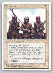 Pikemen - Fourth Edition #42 Common MTG