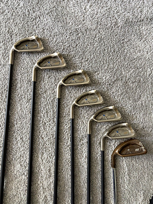 PING ISI Left-Hand Iron Set 4-9 + Wedge, Graphite Shafts, Silver/Black