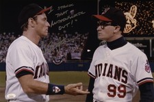 Charlie Sheen Signed 12x18 Major League "I Struck That Mother F*er Out!" JSA