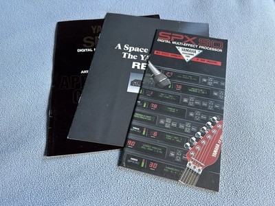 Yamaha REV7 SPX90 Digital Reverb Effects Promo Booklets, Manuals 1980 s