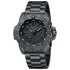 Luminox Navy Seal Men's Watch 3250 Black Dial XS.3252.BO.L Steel Bracelet