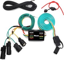 MECMO 4-Pin Trailer Wiring Harness 56327 for 2015-2024 Ford Transit 150,...