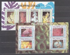 Philippines - Feuilles Yvert 74/5 ** MNH Faune Corale