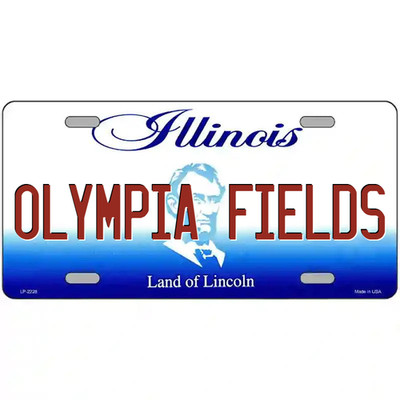 Olympia Fields Illinois Metal Sign