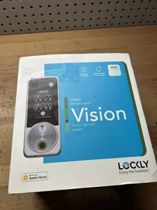 New Lockly PGK798HKSN Vision Zeno Series Satin Nickel Deadbolt WiFi Smart Lock