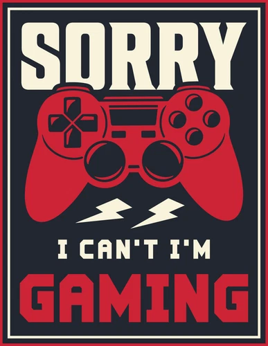 Gaming Gamer Area Do Not Disturb Sign Self Adhesive Vinyl Sticker