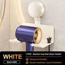 Hair Dryer Holder Wall Dryer Cradle Straightener Stand Hairdryer Organizer Box T