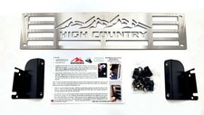 High Country Bumper Grille Insert - Brushed SS fits 2015-2019 Chevy 2500 3500...