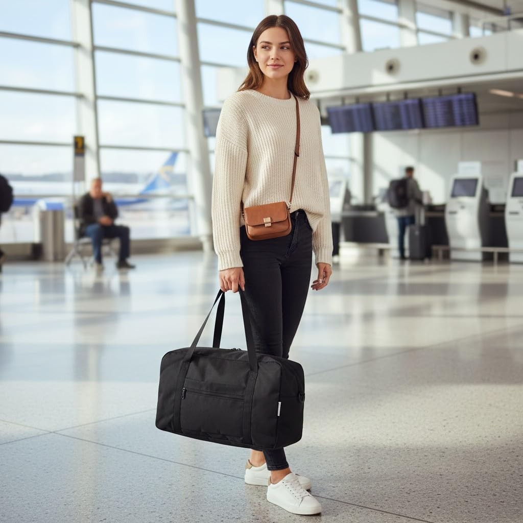 SEAFEW Ryanair Travel Bag Women's Sports Bag Hand Luggage Bag 40 X 30 X 20 Weekender Bag Swimming Bag Waterproof Travel Bag Duffle Bag 40 X 20 X 25