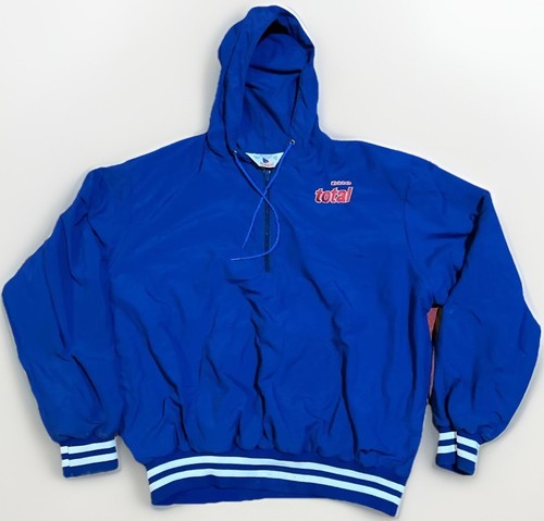 1990s  Total Whole Grain Cereal Hooded Starter Type Jacket Blue Size Xl 48 Men