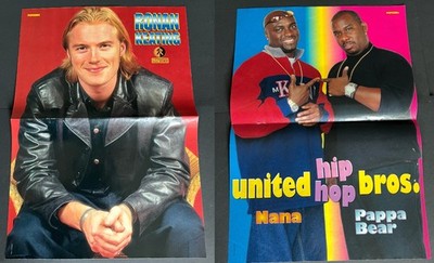 RONAN KEATING Boyzone NANA PAPPA BEAR A3 POSTER Popcorn 1998 aus Sammlung
