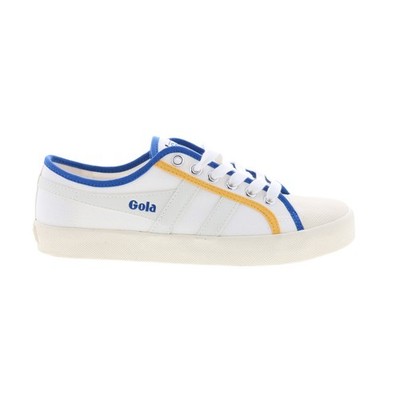 Gola Coaster Smash CLB353 Womens White Canvas Lifestyle Sneakers Shoes 6