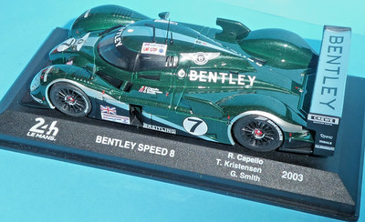 Bentley Speed 8 # 7 2003 LeMans Winner Capello/Kristensen/Smith 1:43 Modell