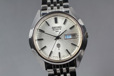 SEIKO セイコー QR 3863-7001クォーツ ヴィンテージ 新品電池 Vintage 1973 Exc+5 Seiko Quartz QR 3863-7001 Day/Date Qz Mens