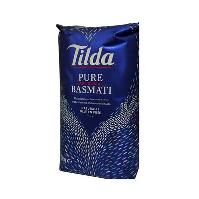 Tilda Basmati Reis 2kg, 4 Pakete (insgesamt 8kg) (5,45 EUR/kg)