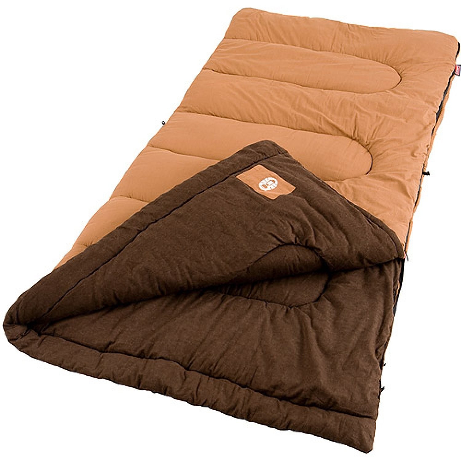 Coleman Dunnock Cold Weather Sleeping Bag 20°F Camping Sleeping Bag for Adults