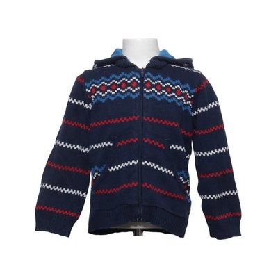 Polarn O. Pyret, Kapuzenpullover, Größe: 110/116, Blau/Rot/Weiß, Sonstiges #jcA