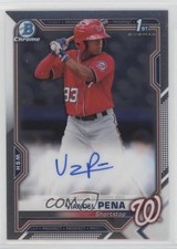 2021 Bowman Chrome Prospect Auto Viandel Pena #CPA-VP Auto 2p7