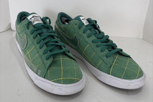 Nike Mens Blazer Low Green Noise Sneakers Green Noise Size 13 - Picture 3 of 11
