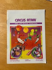 Atari 2600 manual Circus Atari white 