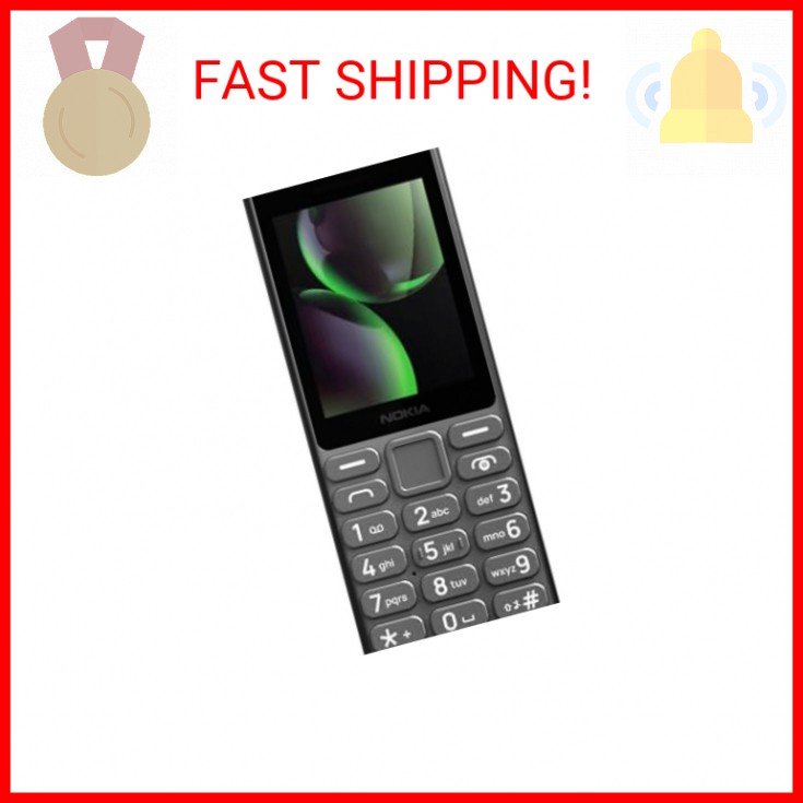 Nokia 110 4G (2024) | Dual SIM | GSM Unlocked Mobile Phone | Volte | Titanium | 