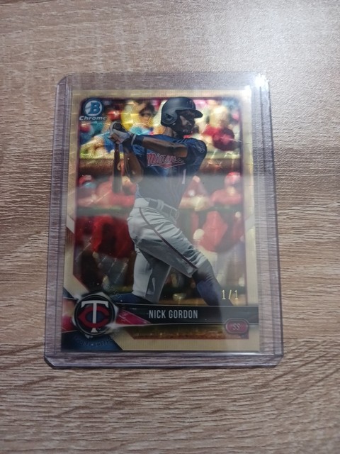 2018 Bowman Draft Chrome Nick Gordon #BDC-74 SuperFractor /1 (RC)