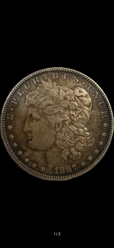 1887 $1 Morgan Silver Dollar (Grade: Extremely Fine)