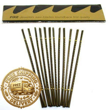 Pike Swiss Brand Jewelers 144 4/0 Swiss Pike Size 4 Saw Blades